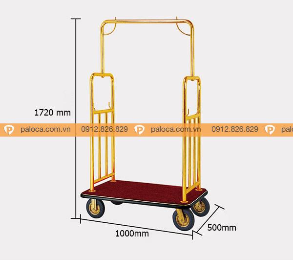 Thông số kích thước xe đẩy hành lý