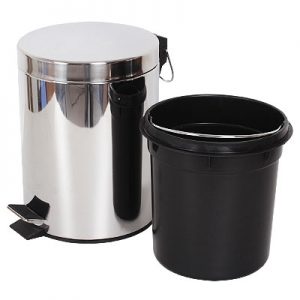 Thùng rác inox đạp chân 12L