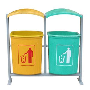 Thùng rác treo đôi nhựa Composite