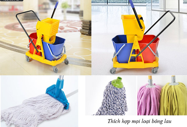Thích hợp với mọi loại bông lau sàn nhà