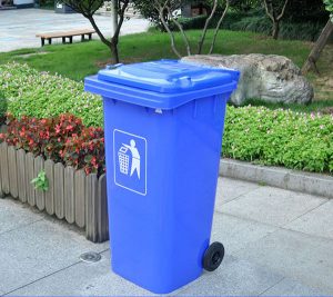  thùng rác 240L màu xanh da trời 