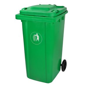 Thùng rác composite 240 lít màu xanh lá cây