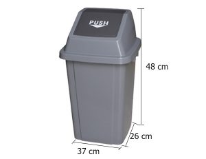 Kích thước thùng đựng rác bằng nhựa dung tích 40L