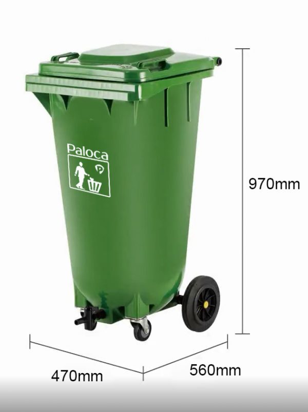 Kích thước thùng rác hữu cơ 120L