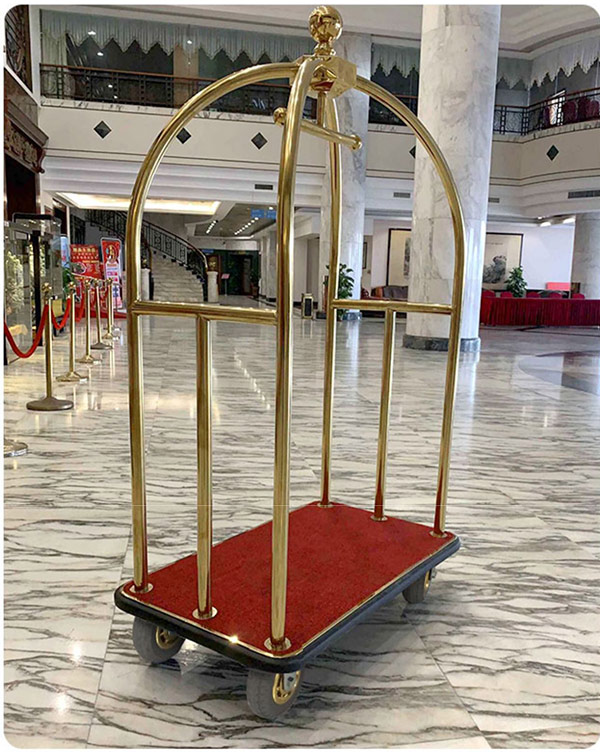 Hình ảnh thực tế xe đẩy vali khách sạn Paloca