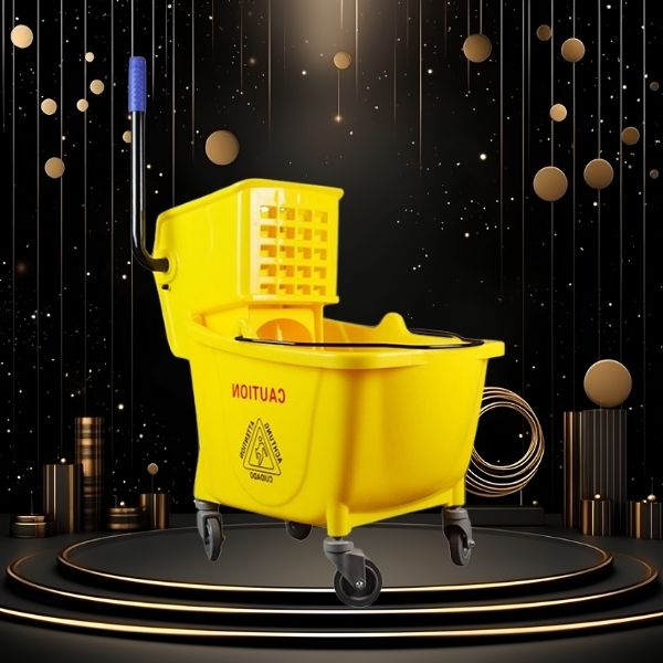 Mẫu xe vắt móp đơn -xe ép cây lau sàn nhà dung tích 24L